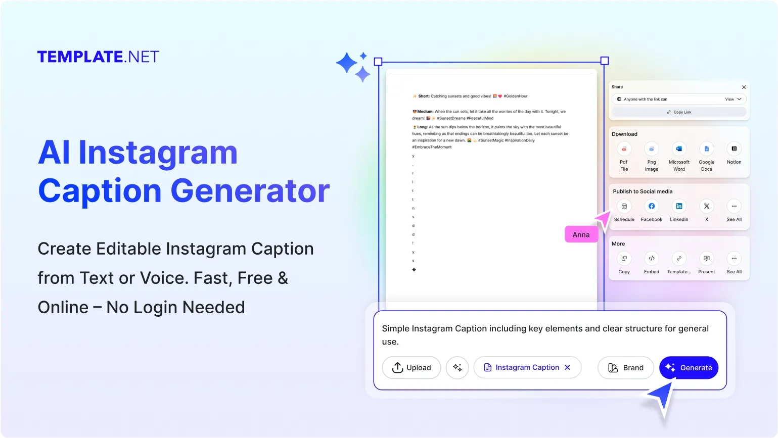 Free AI Instagram Caption Generator, Free Instagram Caption Maker Online